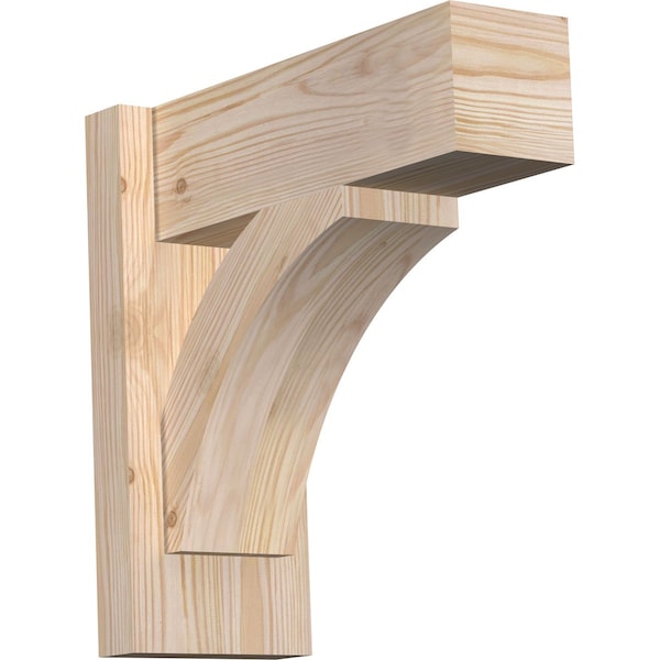 Ekena Millwork Thorton Block Smooth Outlooker, Douglas Fir, 5 1/2"W x 14"D x 14"H OUT06X14X14THR05SDF - main